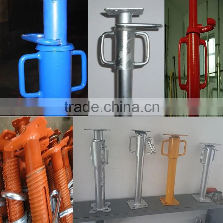 adjustable 2.1~3.8M painted/galvanized scaffolding steel props/shoring props