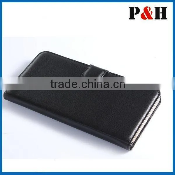 flip wallet smartphone leather case for iPhone 6 plus