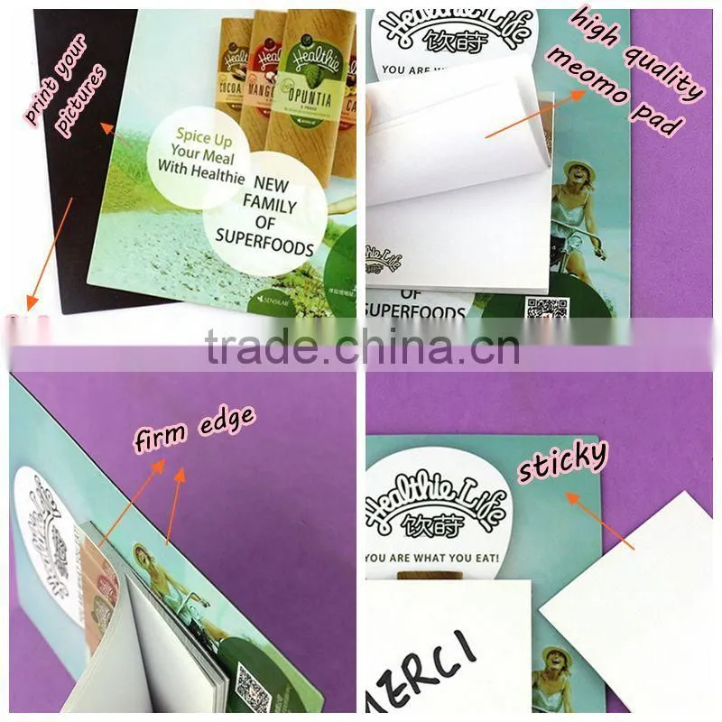 Wholesale memo pad sticky notes cheap custom creative sticky memo pad