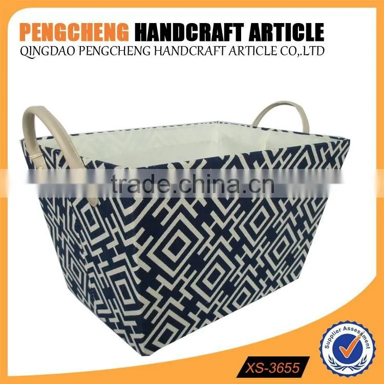 multi-purpose trapezoidal home clothes storage basket