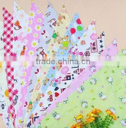 Hot printed cotton triangle bandana