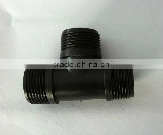 plastic hose fitting male thread tee