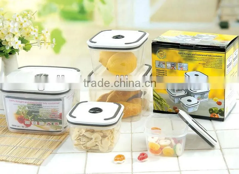 10pcs square stackable food storage box set GL9001-B