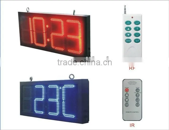 LED Time and Temperature Display sign for promotion price