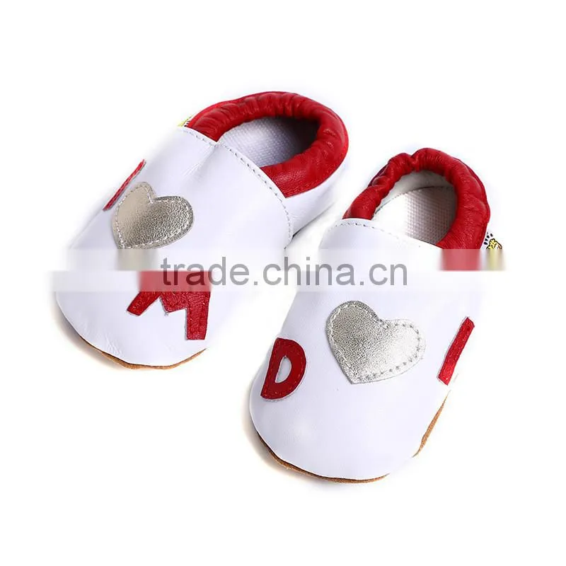 spring beautiful white and red lovely print comfortable shoes baby girl shoes beautiful casual shoes for girls