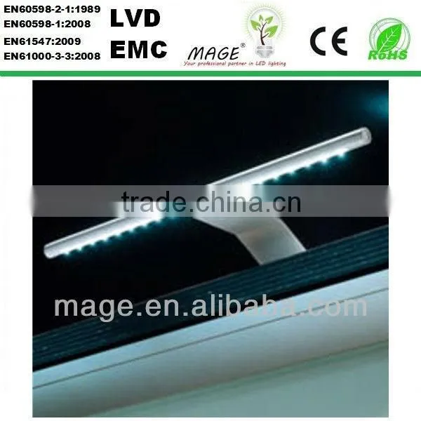 led light in study on the shelf