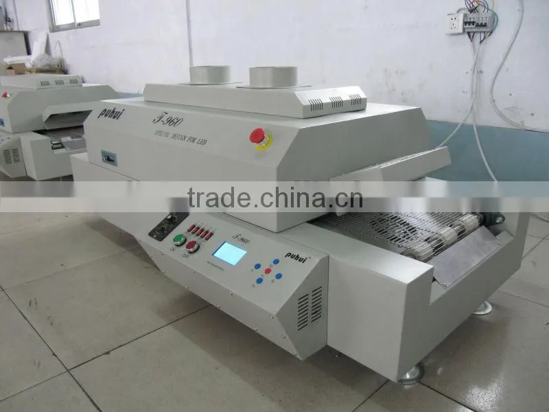 SMT Reflow oven T-960, LED reflow soldering machine,made in china,taian,puhui