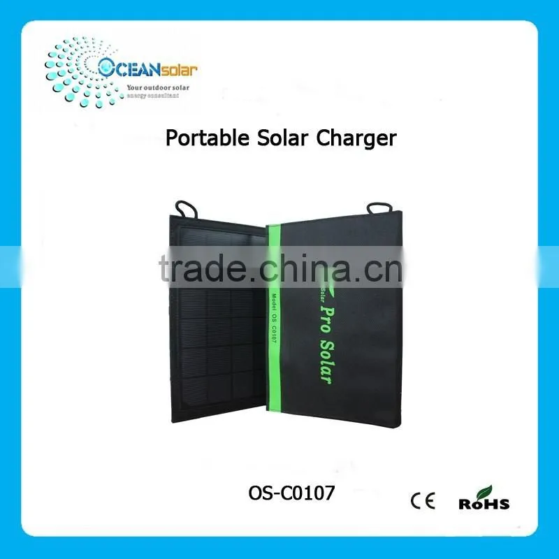 Low price 7W 5V portable solar panel charger