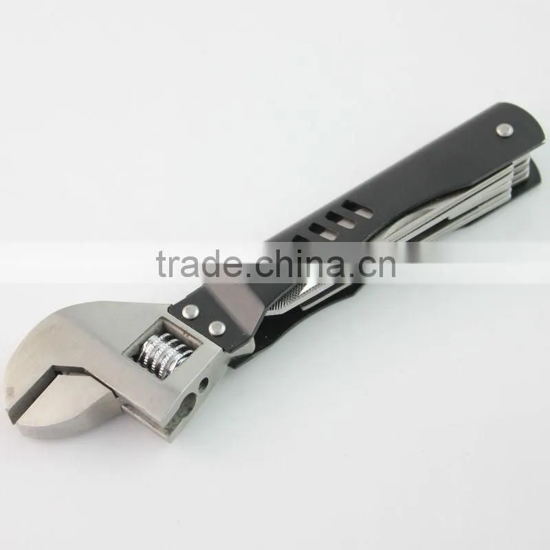 FT1127 High Quality Adjustable Wrench with knife