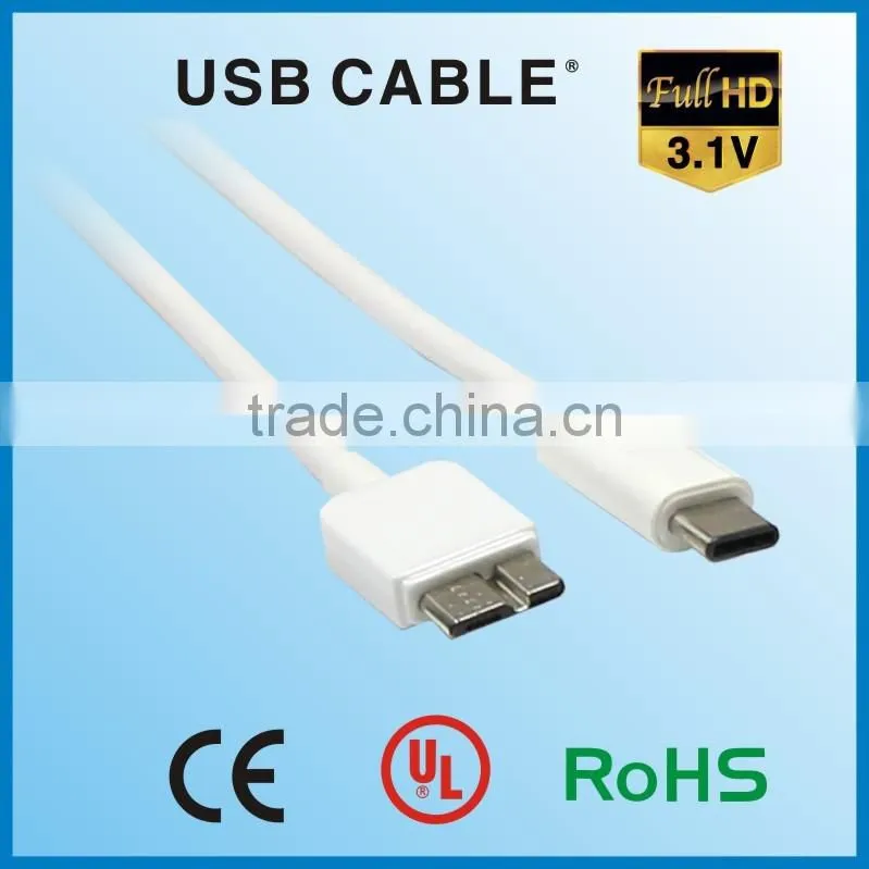 Shenzhen factory AM to Micro B USB 3.1 Cable