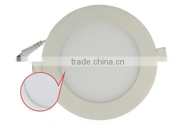 2015 Hottest high quality energy saving 9w round led panel light,with 2 years warranty