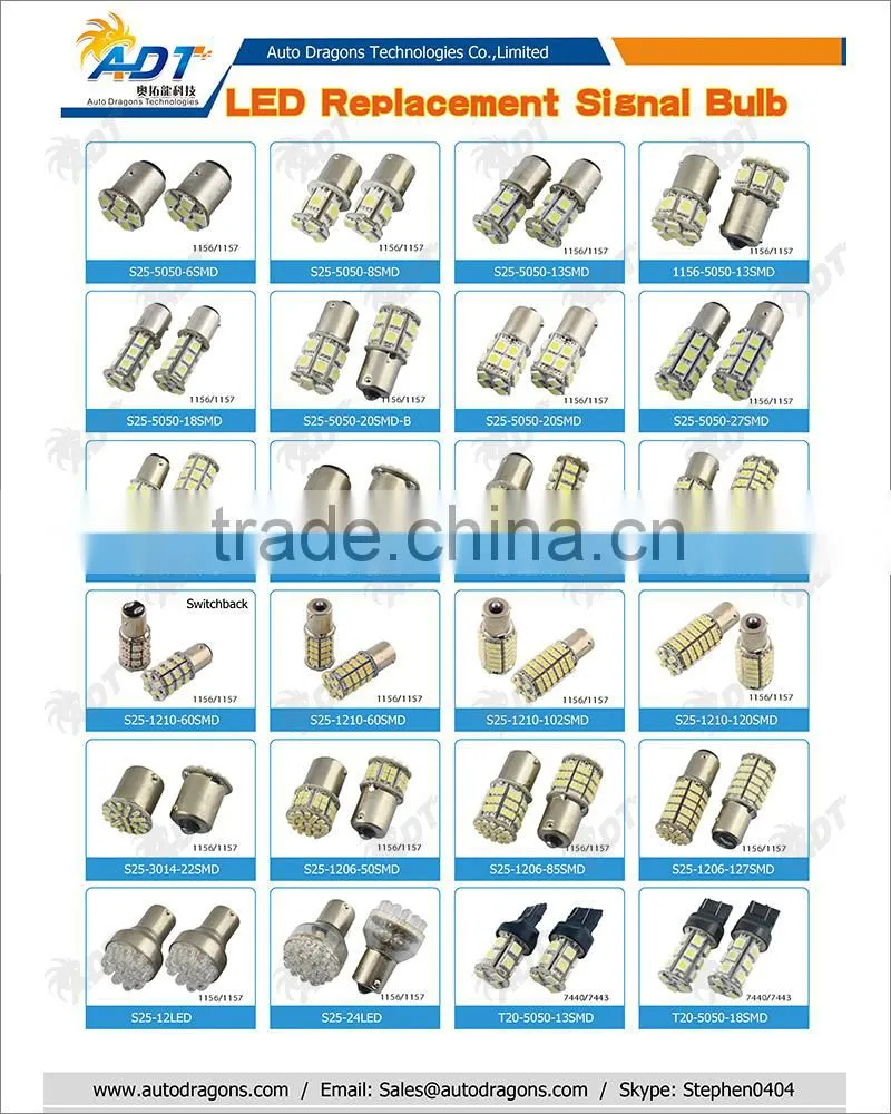 2015 hot sell 1156 24W car led bulb 3014 smd BA15S car led bulb