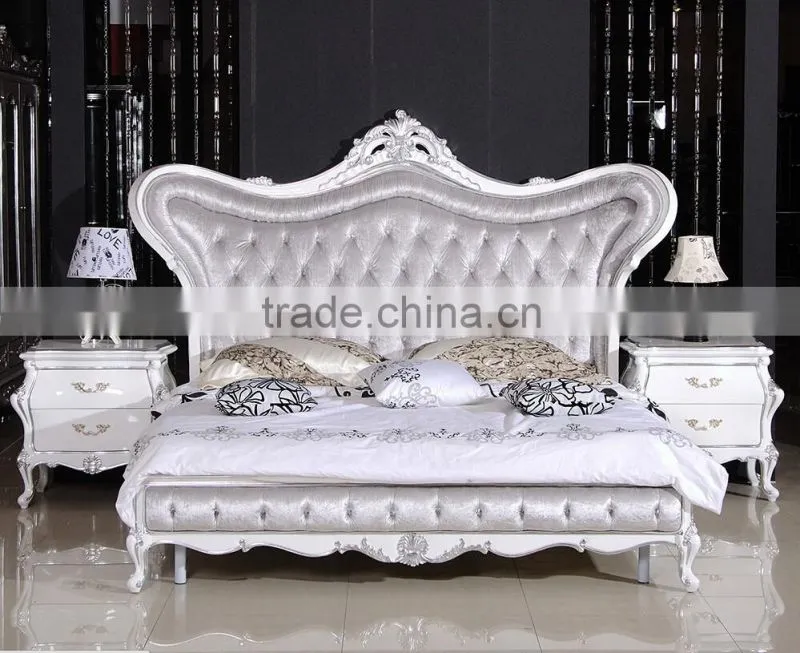 after neoclassical European style Antique bedroom furniture sets Bed Bedside table Wardrobe Dressing table Chair Commode