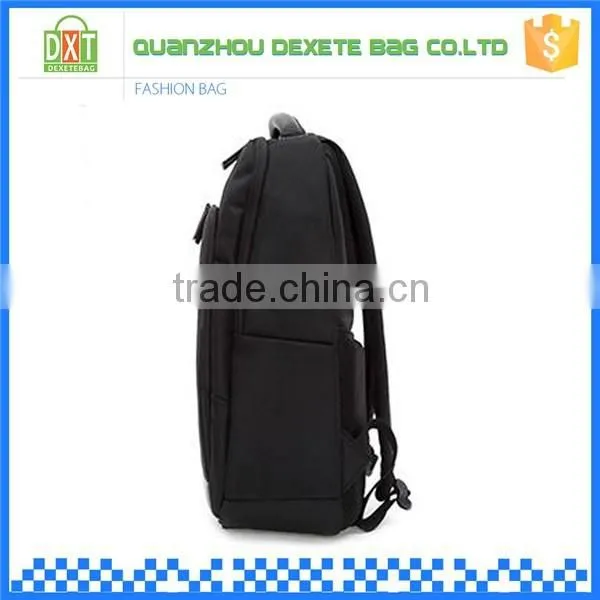 Cheap canvas black waterproof most durable backpack over one shoulder