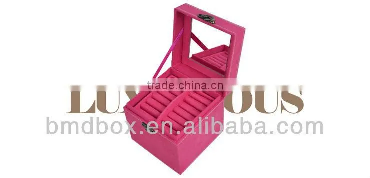 hot selling fabric jewelry gift packaging box
