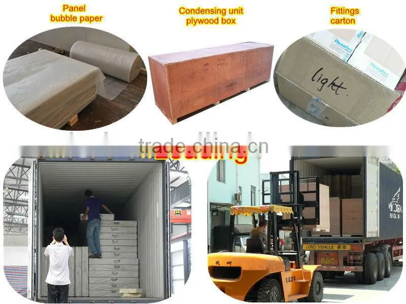 Polyurethane insulation modular cold room with standard size