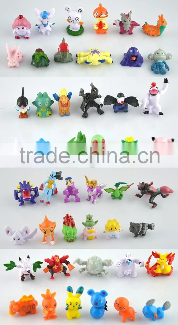 hot selling 144 series of pokemon mini animal figure toys