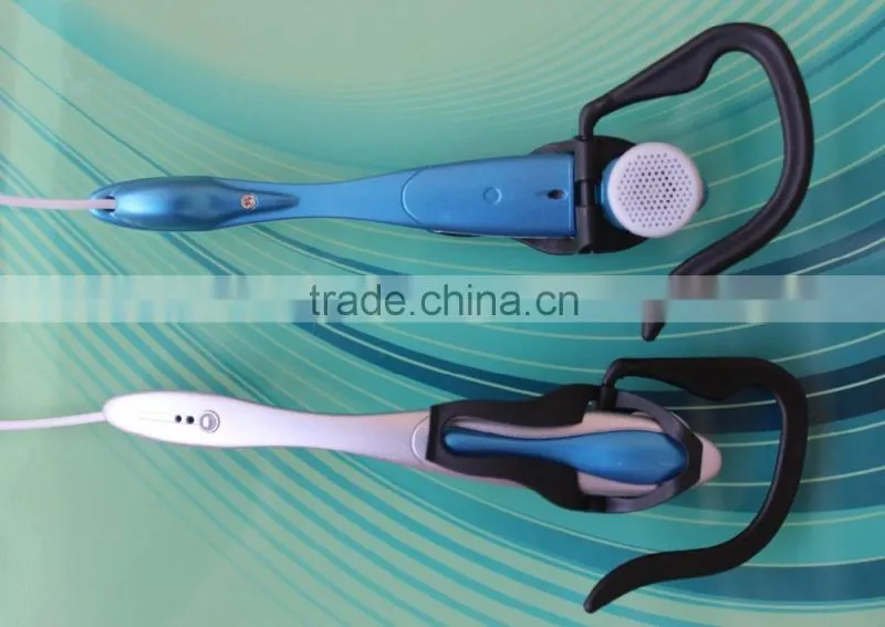 PVC soft touching in ear sports hook earphone &earbuds