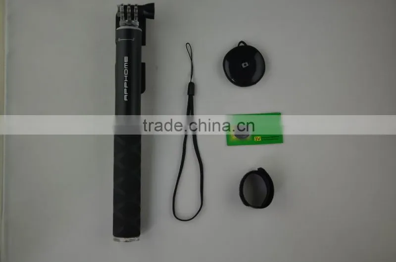 Extendable Handheld Selfie Self Phone Stick Monopod Bluetooth Remote Shutter
