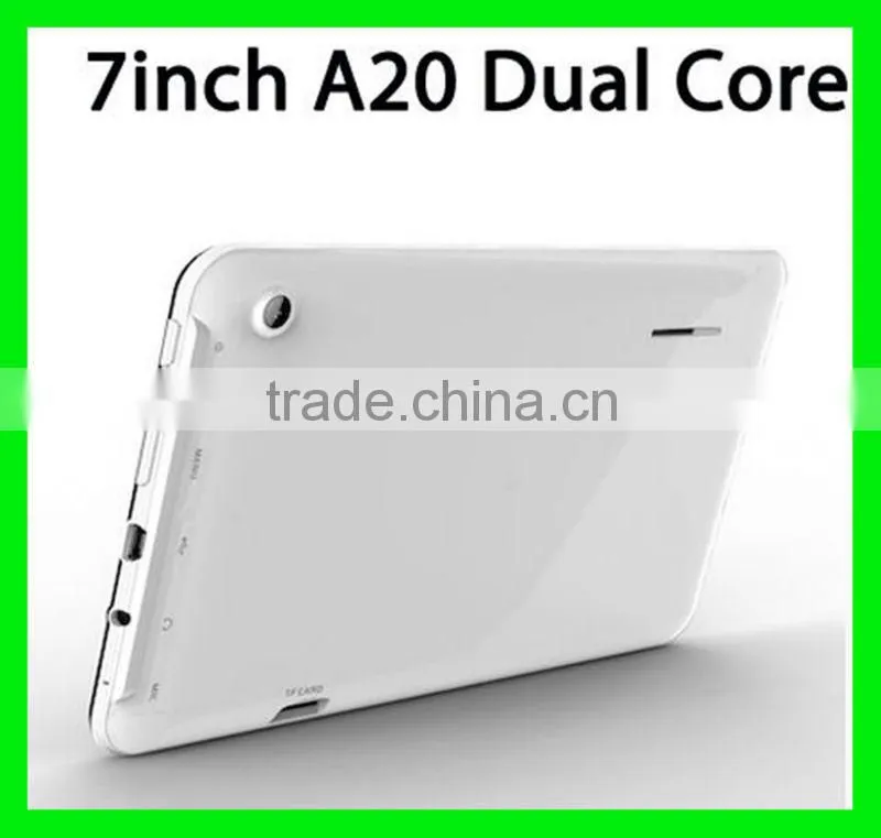 android tablet pc with 7 inch with dual core allwinner A20