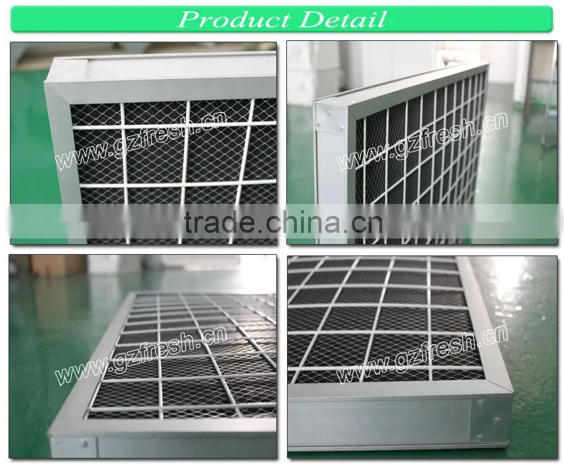 Activated carbon plank air filter
