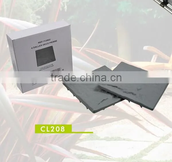 Chinese manufacturer plastic garden floor tiles