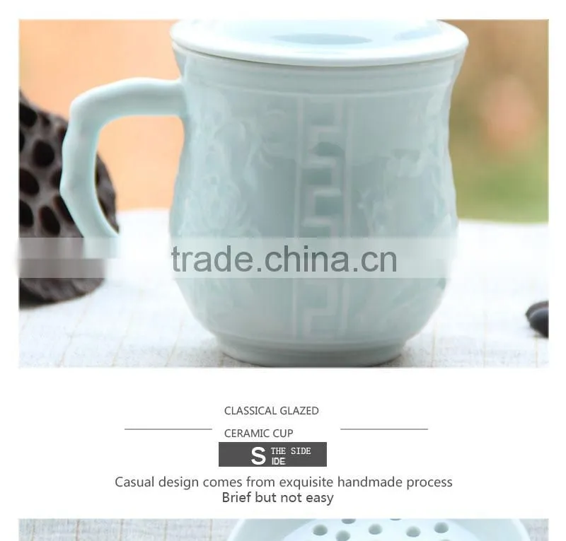 New design promotional creative ceramic mug customized ceramic Cup CC-C044