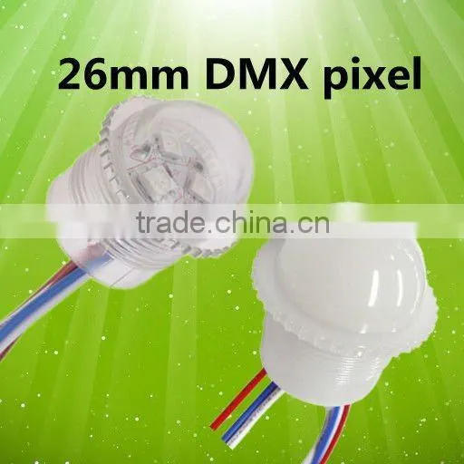 DC12v Program 26mm 3pcs 5050 Led Chip Carnival Cabochon Light