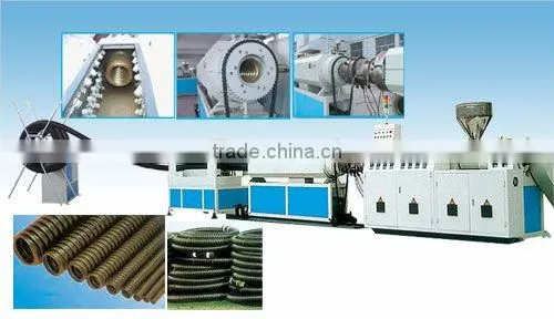 PE spiral hose wrap / spiral wrap / hose protector wrap making machine production line