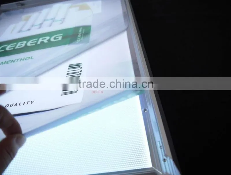 New product china supplier picture frame snap led slim light box wholesale
