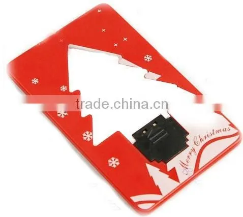 christmas mini pocket LED card light