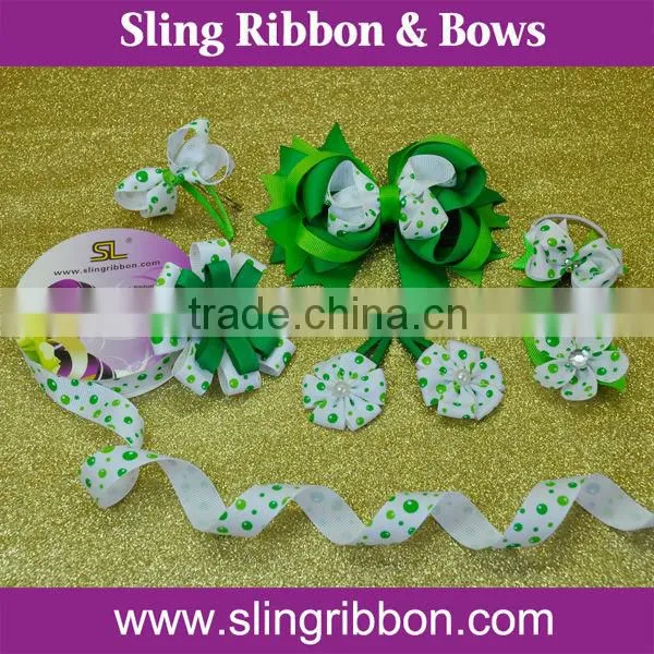 Ribbon Flowers Printed Ribbon Grosgrain Ribbon