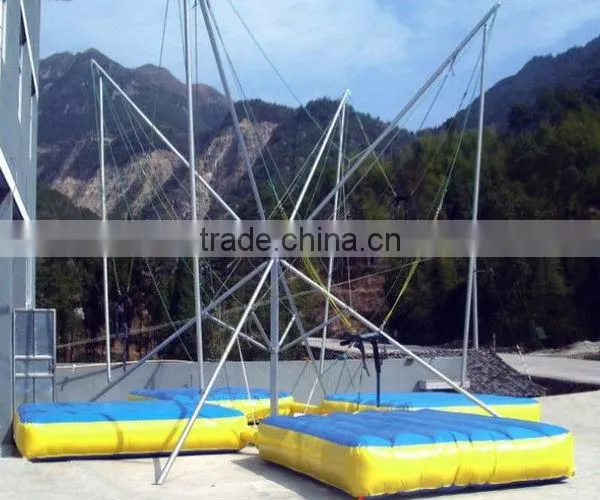 2013 hot sale CE Bungee Trampoline,bungee jumping