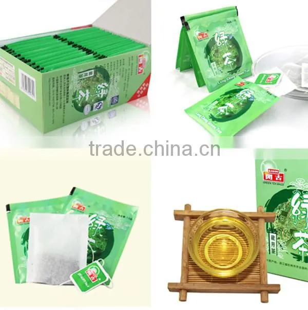 China individual sachet green tea bag