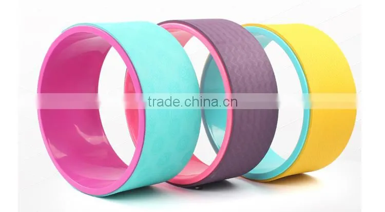 Trending hot products yoga wheel with customized color , abs yoga wheel , exercise fitness yoga wheel
