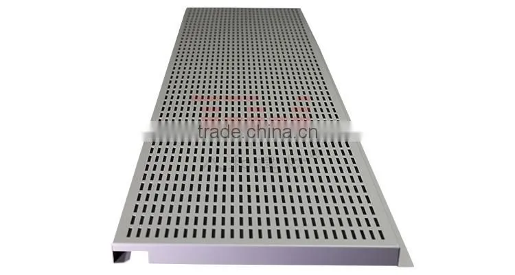 Building materials aluminum false ceiling system square type