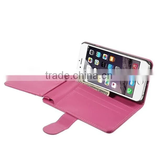 Magnetic Wallet Flip PU Leather Cover Case for iPhone 6 4.7 inch
