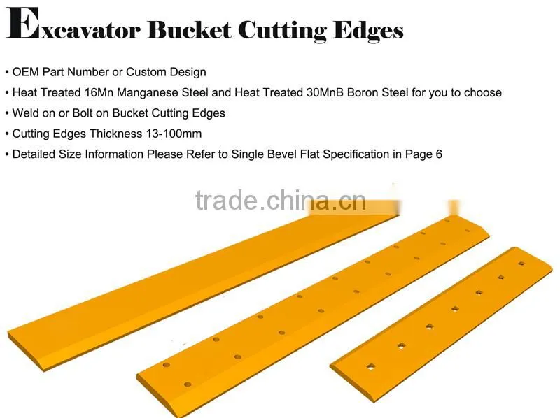 grader blades and end bits parts for motorgrader machine