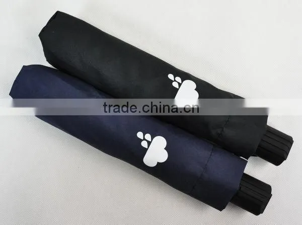Fashion Water Discoloration Triple Folding Umbrella