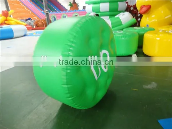 Exciting inflatable floating obstacle for sale