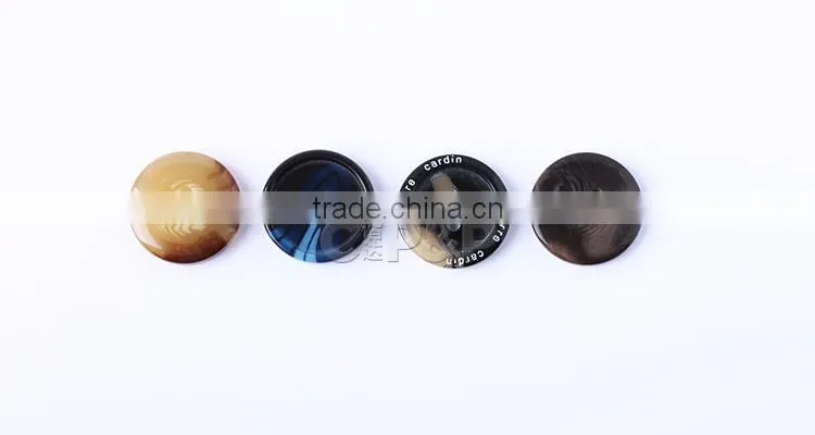 High quality customer made overcoat fashion plastic button