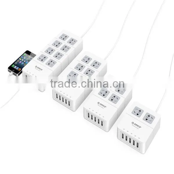 6 Gang EU Power Strip with CE/ROSH