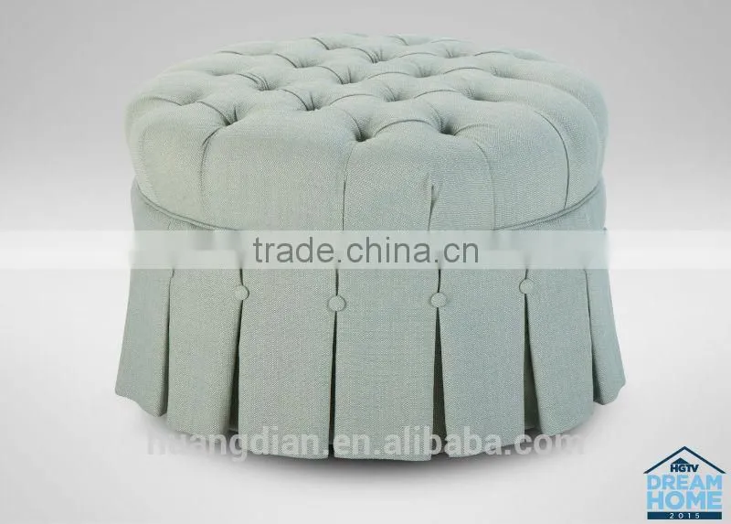 modern 2015 new design home use fabric ottoman Moroccan pouf