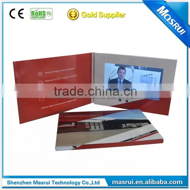 Lcd Video Brochure with Lcd Display Module