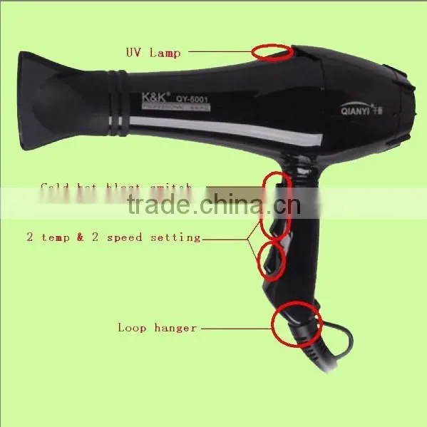 China brand hair dryer professiona hair blower for salon stylist