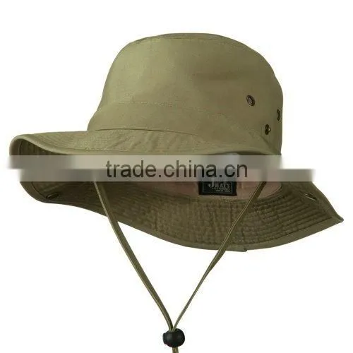 High Quality Safari Cotton Bucket Hat with 3D Embroidery Manufactor