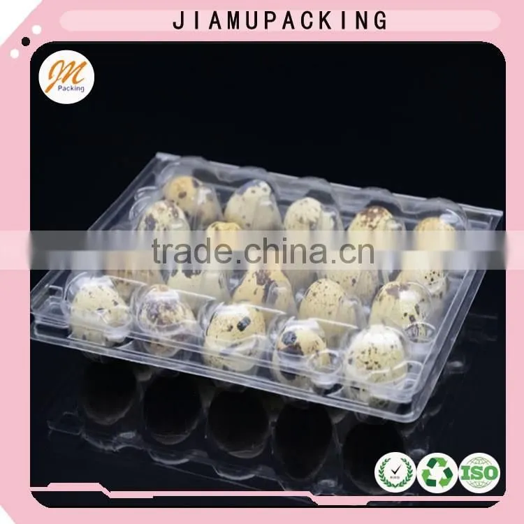 Manufacture sale high quality disposable plastic quail eggs tray for 20 cells