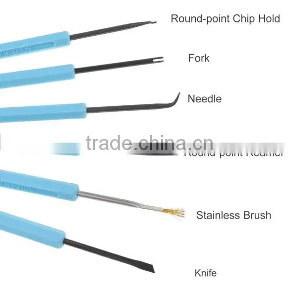 6 pcs Double-sided Blue Pack of Soldering Aid Tool