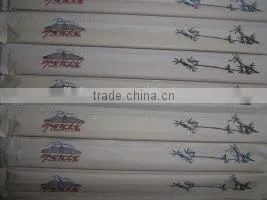 eco-friendly disposable bamboo twin chopsticks with paper packing
