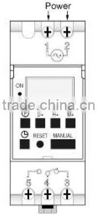 AHC15A DHC15A Weekly Programmable Timer